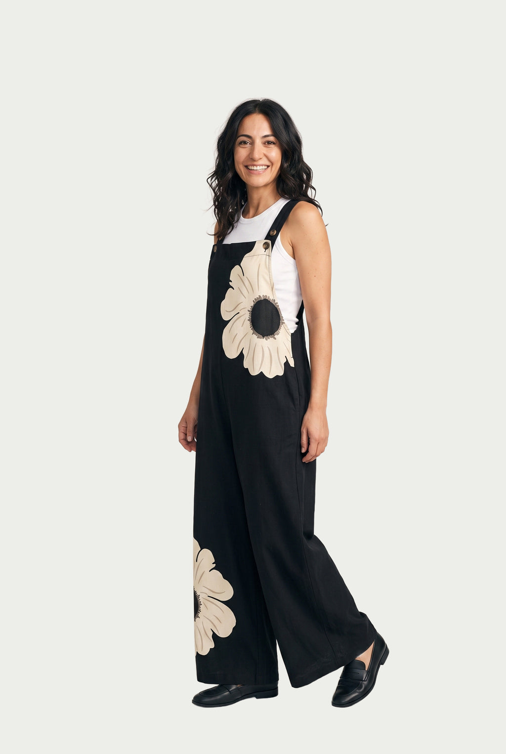 SOLTERI Willa - Printed Wide-Leg Jumpsuit