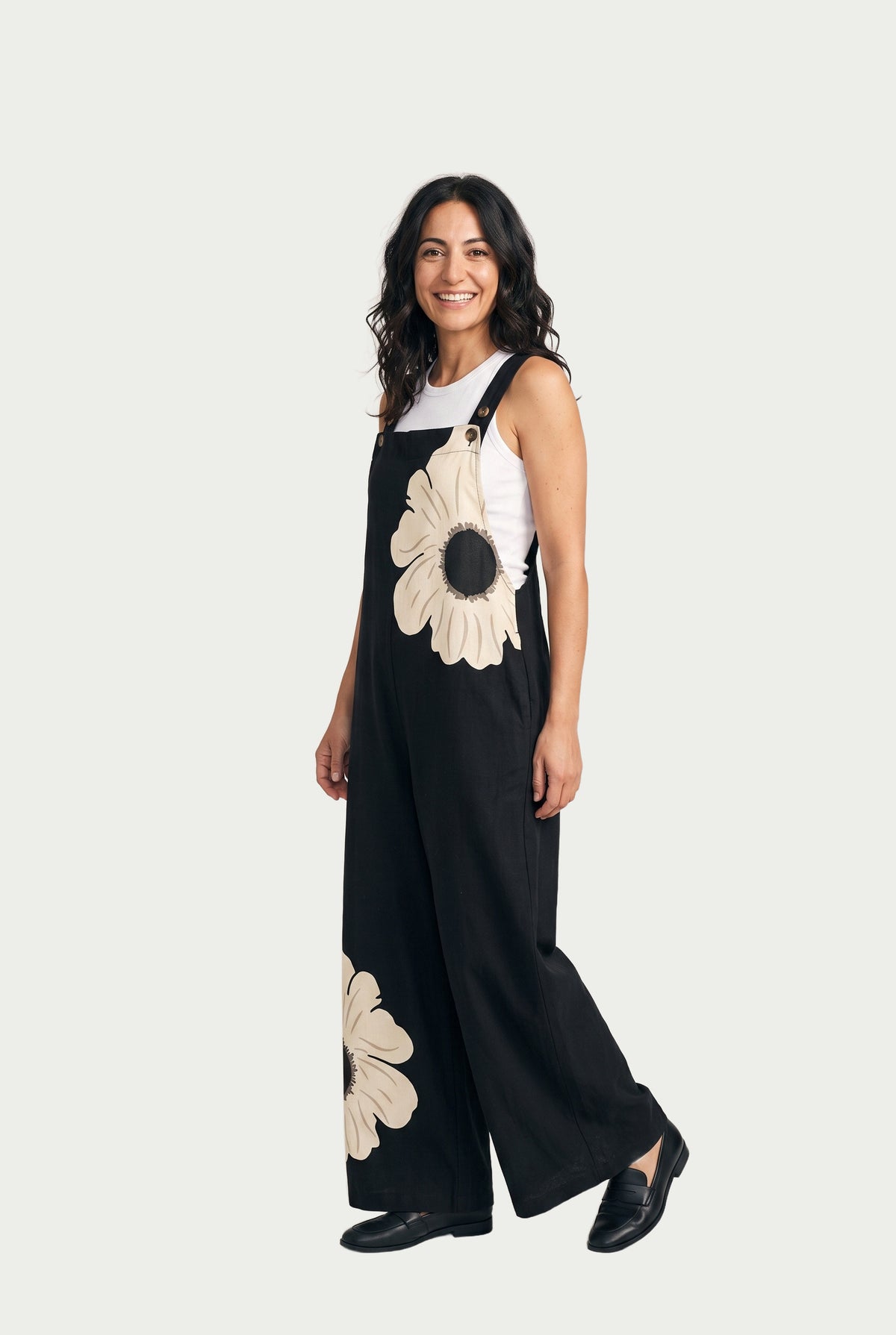 SOLTERI Willa - Printed Wide-Leg Jumpsuit