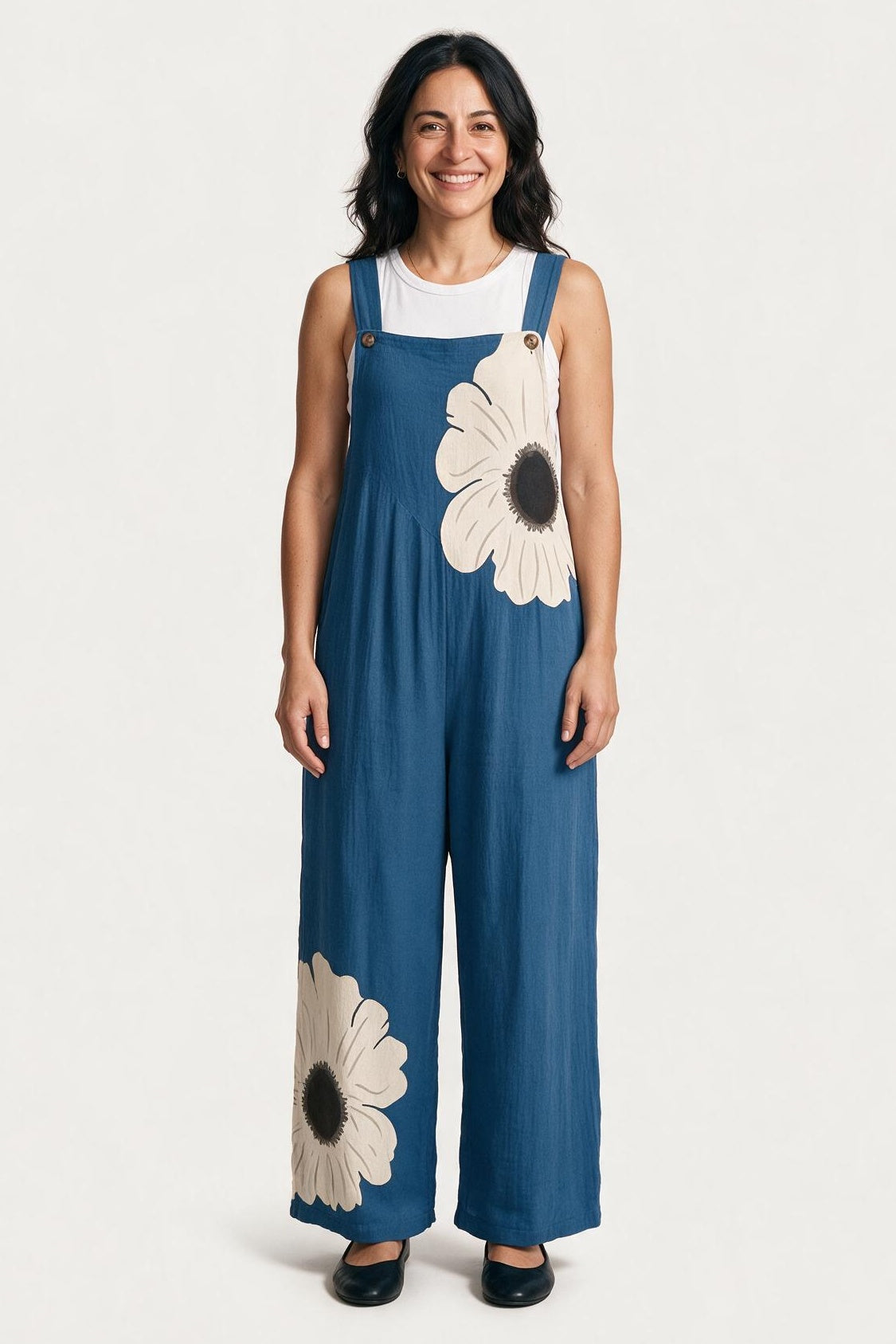 SOLTERI Willa - Printed Wide-Leg Jumpsuit
