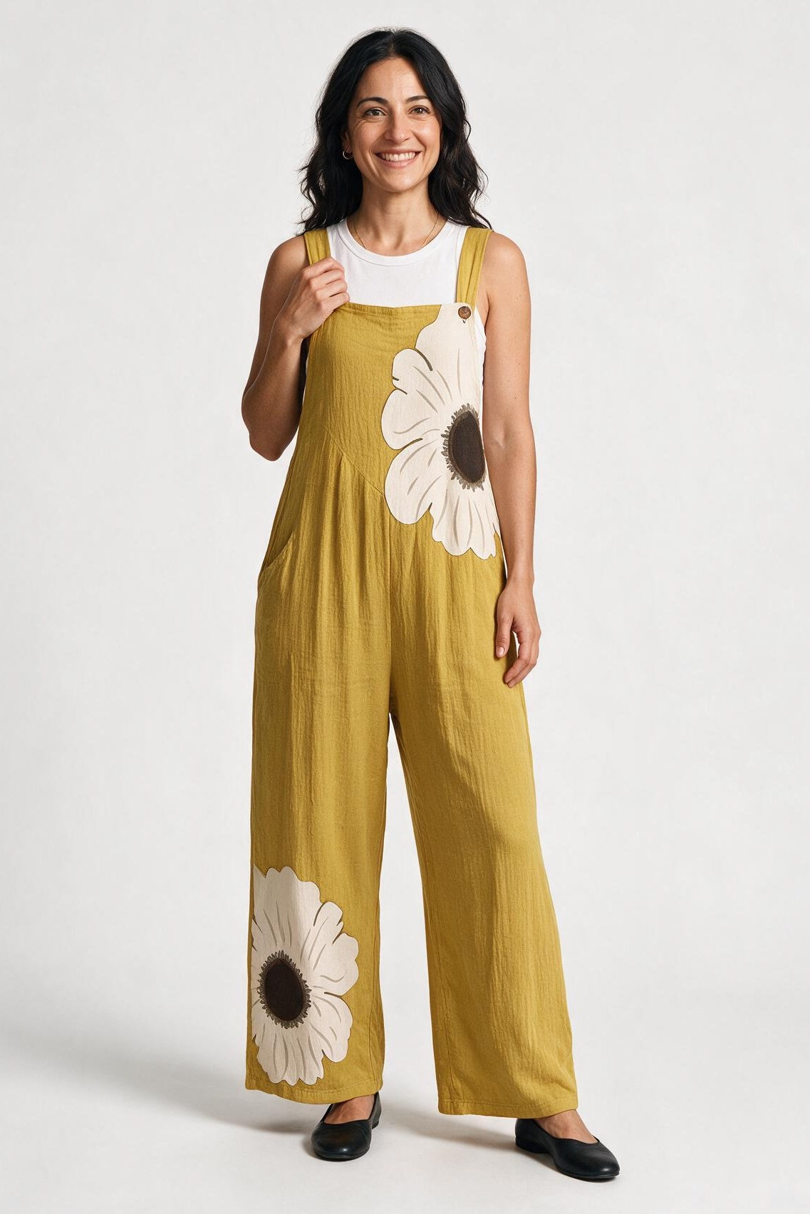 SOLTERI Willa - Printed Wide-Leg Jumpsuit