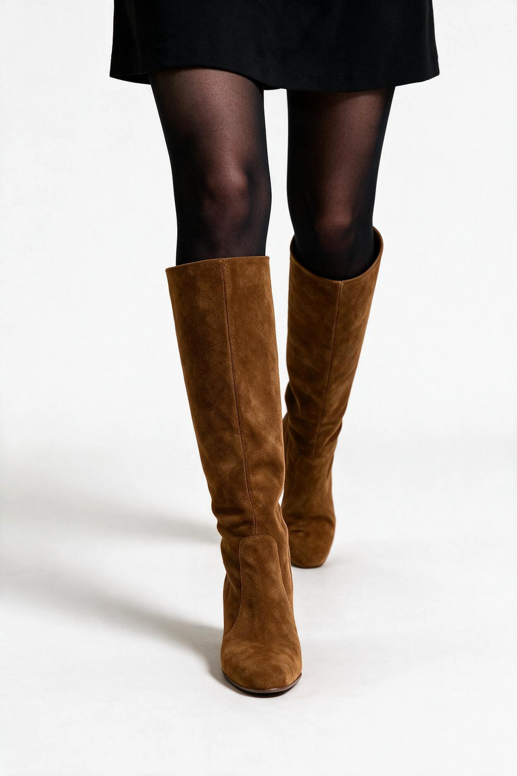 SOLTERI Solange - Block-Heel Knee-High Boot