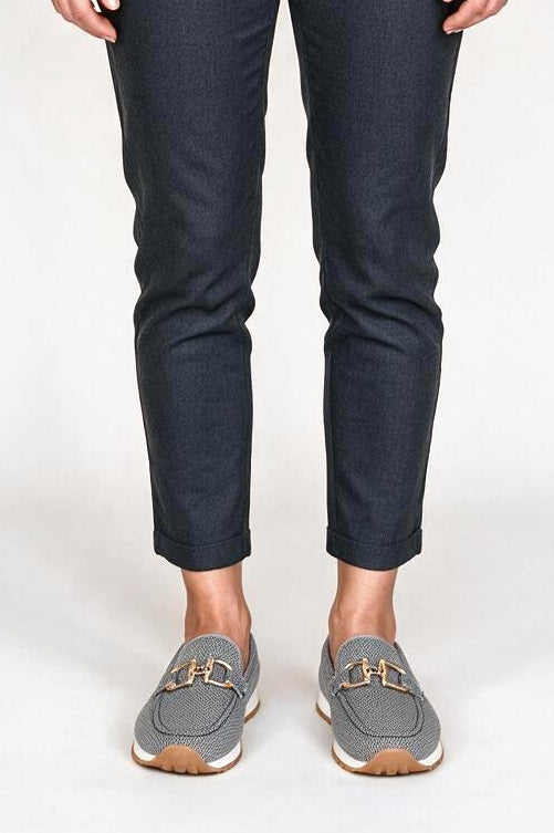 SOLTERI Vera - Cushioned Slip-On Loafer - Grey