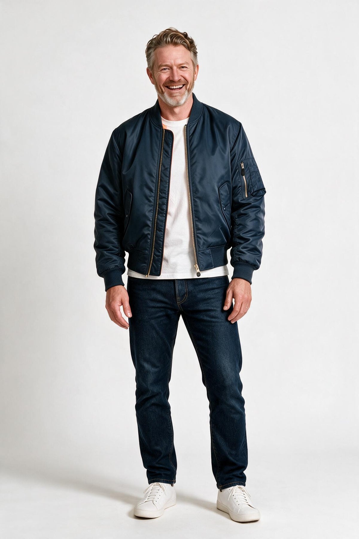 SOLTERI Ellery - All-Season Bomber Jacket - Blue